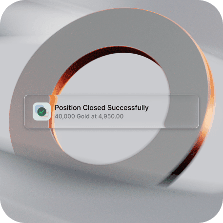 A position closed with no added fees